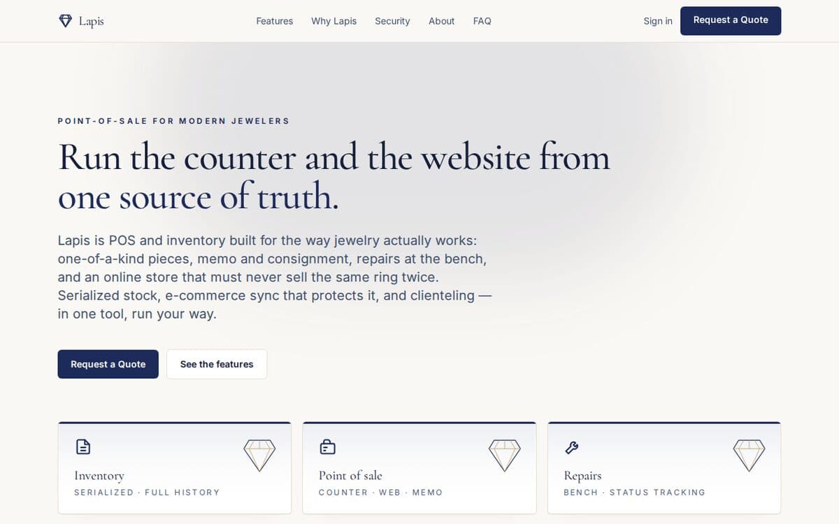 Lapis home page